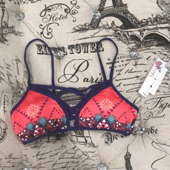 Bikini Lab Junior's Girls Sun Bralette Top - Picture 2 of 6